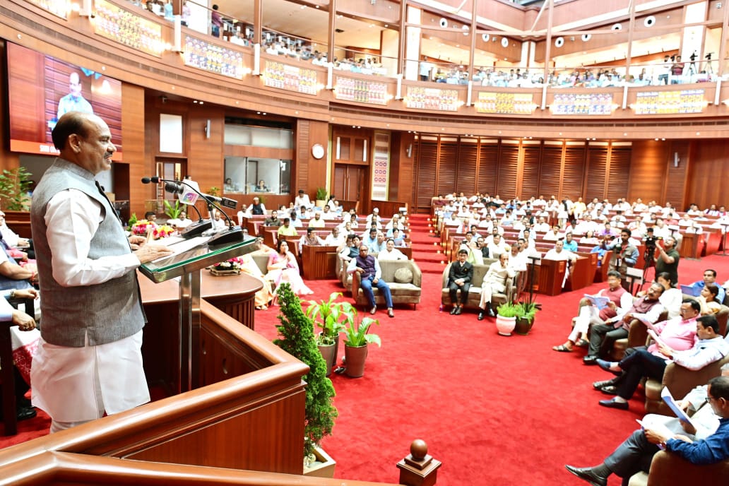 ओम बिरला ने किया असम विधानसभा की नई बिल्डिंग का उद्घाटन