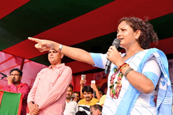  तानाशाही ताकतों के खिलाफ जनता चुनाव लड़ रही है : कल्पना सोरेन