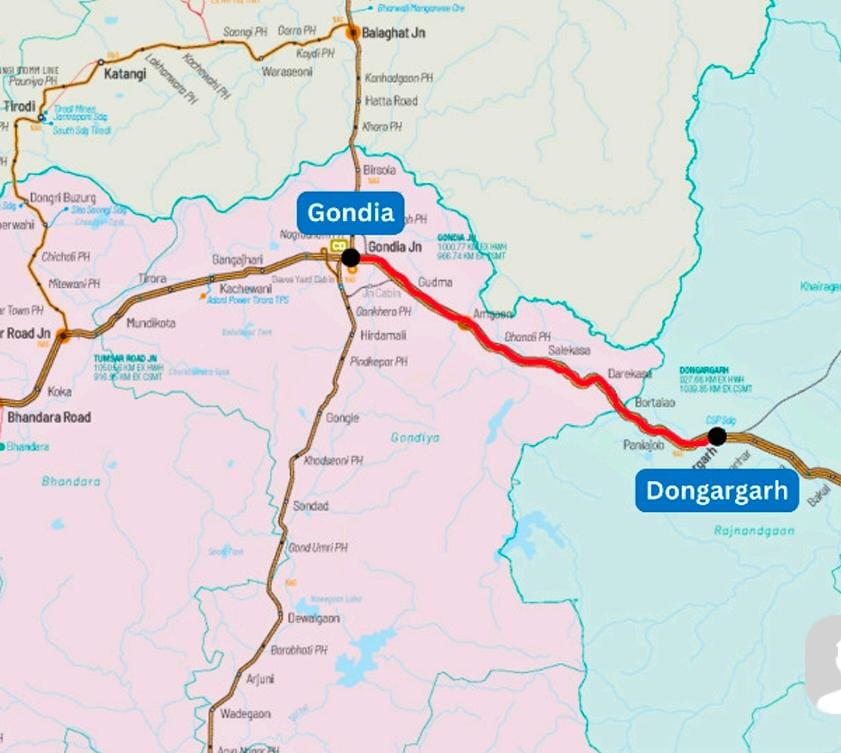 गोंदिया&ndash;डोंगरगढ़ चौथी रेल लाइन से छत्तीसगढ़ को मिलेगा विकास का नया ट्रैक : मुख्यमंत्री विष्णुदेव साय ने प्रधानमंत्री और रेल मंत्री का जताया आभार