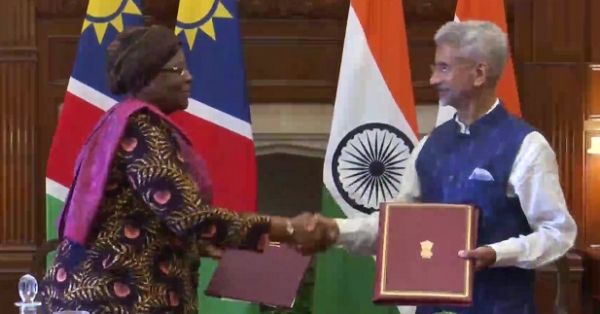 नामीबिया के उप प्रधानमंत्री से मिले विदेश मंत्री जयशंकर