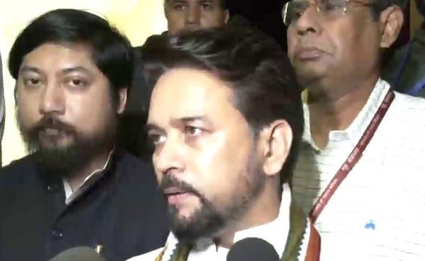 अरविंद केजरीवाल की राजनीति झूठ से शुरू हुई थी और झूठ पर बनी हुई है : अनुराग ठाकुर