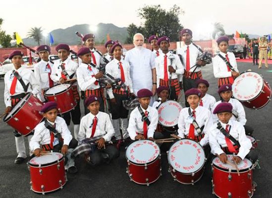 31 अक्टूबर को केवड़िया में प्रधानमंत्री के समक्ष प्रस्तुति देगा जनजातीय बच्चों का म्यूजिकल बैंड