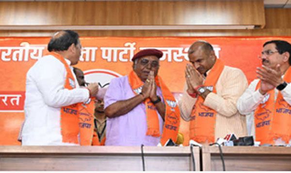 राजस्थान में पूर्व मंत्री देवी सिंह भाटी ने फिर भाजपा का दामन थामा