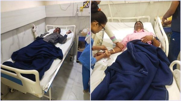  कांग्रेस-बीजेपी कार्यकर्ताओं में चलीं तलवारें, कई घायल...