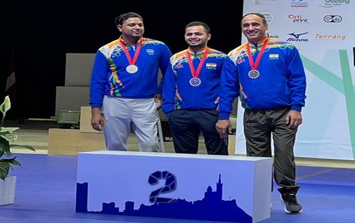 विश्व कप पैरा-निशानेबाजी में भारत ने स्पर्धा में रजत पदक जीता