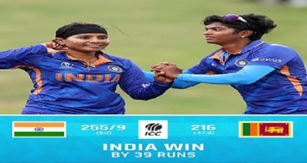 महिला क्रिकेट में भारत ने एकदिवसीय अंतर्राष्‍ट्रीय मैच में श्रीलंका को हराकर श्रृंखला जीती