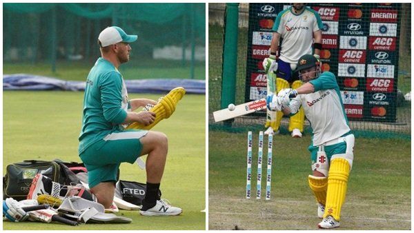  Ind vs Aus: पहले टी20 के लिए मोहली पहुंची दोनों टीम; फिंच, स्मिथ और मैक्सवेल ने किया अभ्यास