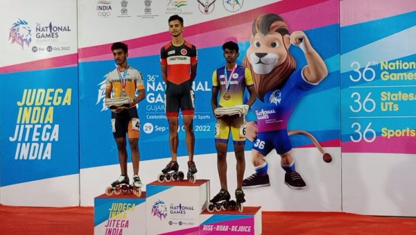 36वें नेशनल गेम्स गुजरात में छत्तीसगढ़ का दिन रहा सुनहरा