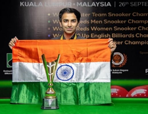 पंकज आडवाणी ने विश्व स्तर पर पच्चीसवां स्वर्ण पदक हासिल किया
