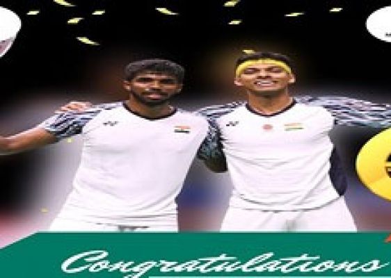 सात्विक और चिराग की जोड़ी ने पुरुष डबल्स का खिताब जीता