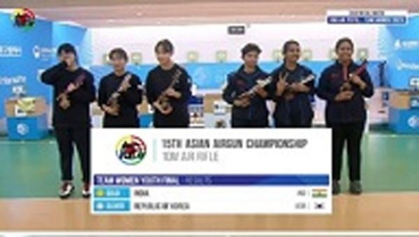 दक्षिण कोरिया में एशियन एयरगन प्रतियोगिता में भारत ने चार स्वर्ण पदक जीते