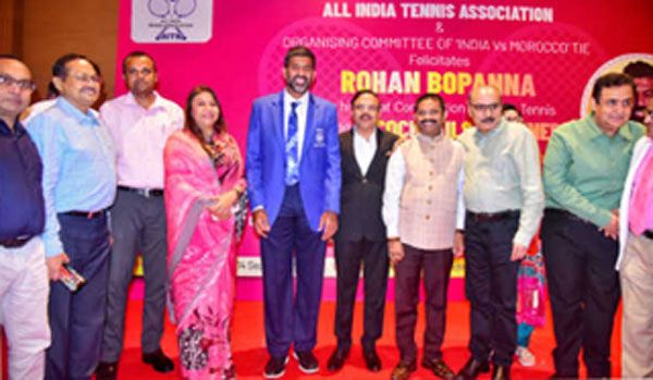  अखिल भारतीय टेनिस संघ ने बोपन्ना को सम्मानित किया