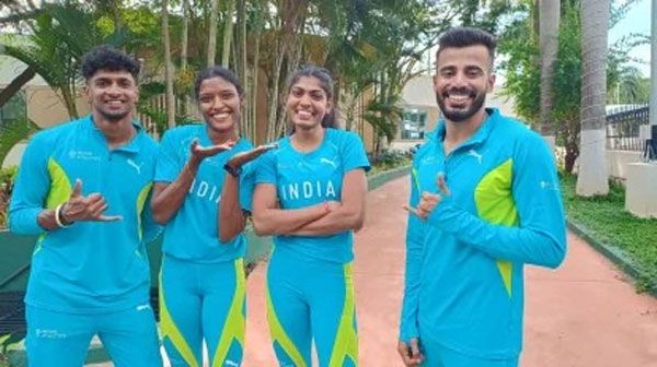  भारतीय मिश्रित रिले चौकड़ी ने राष्ट्रीय रिकॉर्ड के साथ जीता स्वर्ण