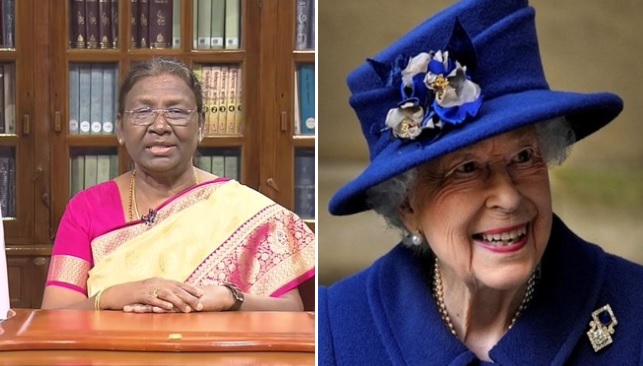 लंदन पहुंचीं भारत की राष्ट्रपति द्रौपदी मुर्मू, महारानी एलिजाबेथ के अंतिम संस्कार में होंगीं शामिल