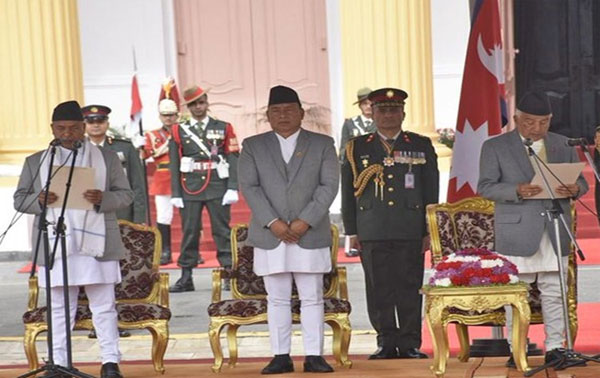  नेपाल में रामसहाय प्रसाद यादव ने उपराष्‍ट्रपति पद की शपथ ली