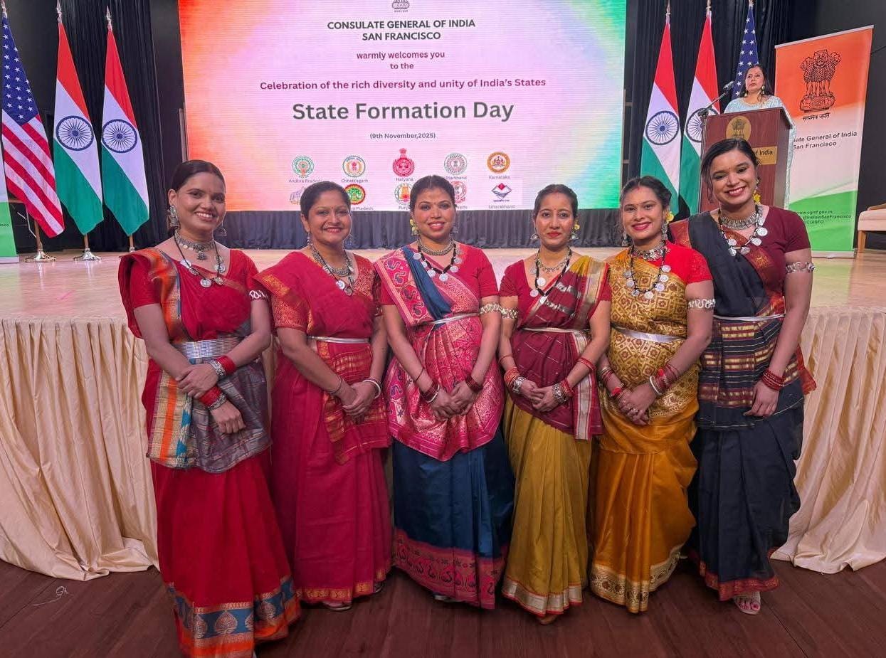 अमेरिका के सैन फ्रांसिस्को में भारतीय दूतावास द्वारा आयोजित छत्तीसगढ़ राज्य स्थापना दिवस समारोह में NACHA बे एरिया चैप्टर बना सहभागी