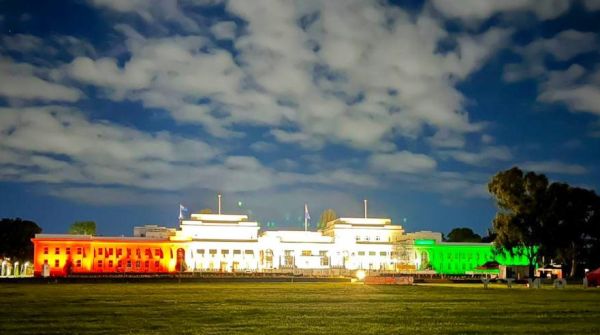 कैनबरा में जयशंकर का हुआ भव्य स्वागत, तिरंगे में रंगा आस्ट्रेलिया का पुराना संसद भवन