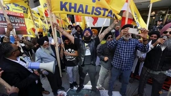 कनाडा में खालिस्तानियों ने किया भारत के खिलाफ प्रदर्शन