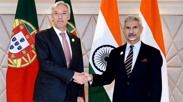  विदेश मंत्री जयशंकर ने की पुर्तगाली समकक्ष के साथ बैठक