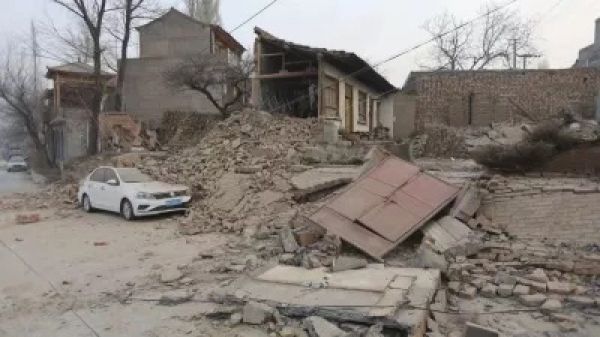 चीन में भूकंप से भारी तबाही, 116 लोगों की मौत...